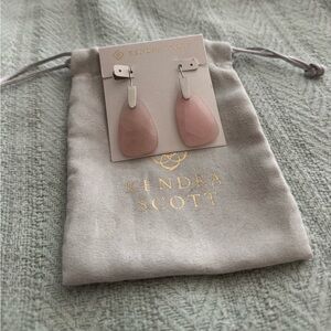 Kendra Scott Marty Pink Quartz Earrings